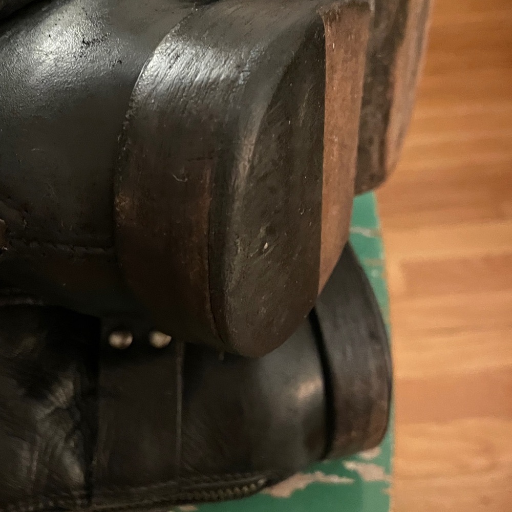 Frye Black Leather Ankle Boots - Picture 8 of 8